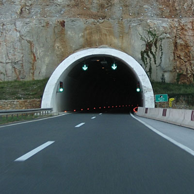 Gasmessungen in Tunneln